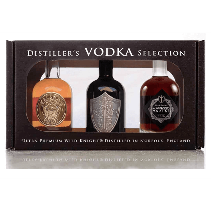 Distiller's Ultra- Premium Norfolk Vodka Selection 3x 5cl